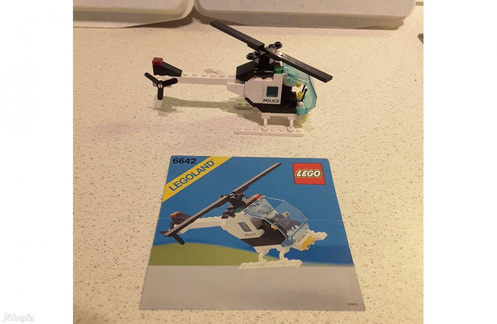 Lego 6642 Rendőrségi helikopter Police Helicopter+ leírás + dobozdarab