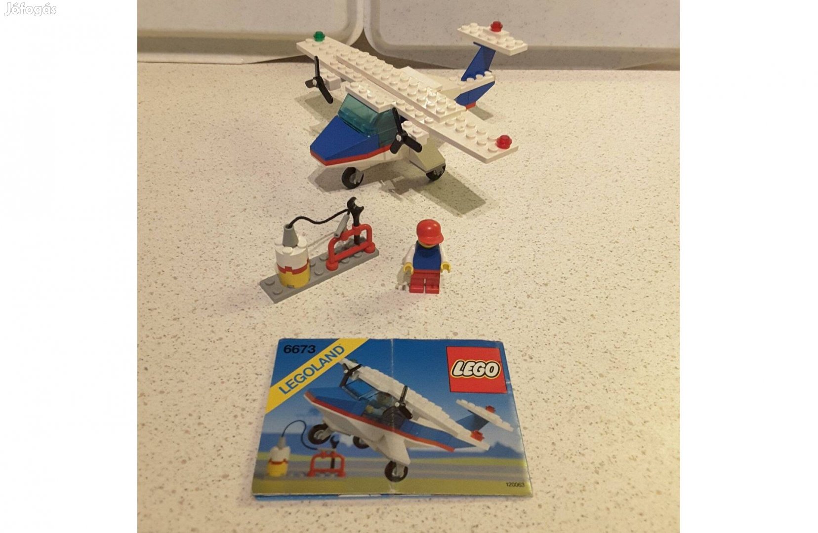 Lego 6673 Repülőgép / Solo trainer + leírás + dobozdarab