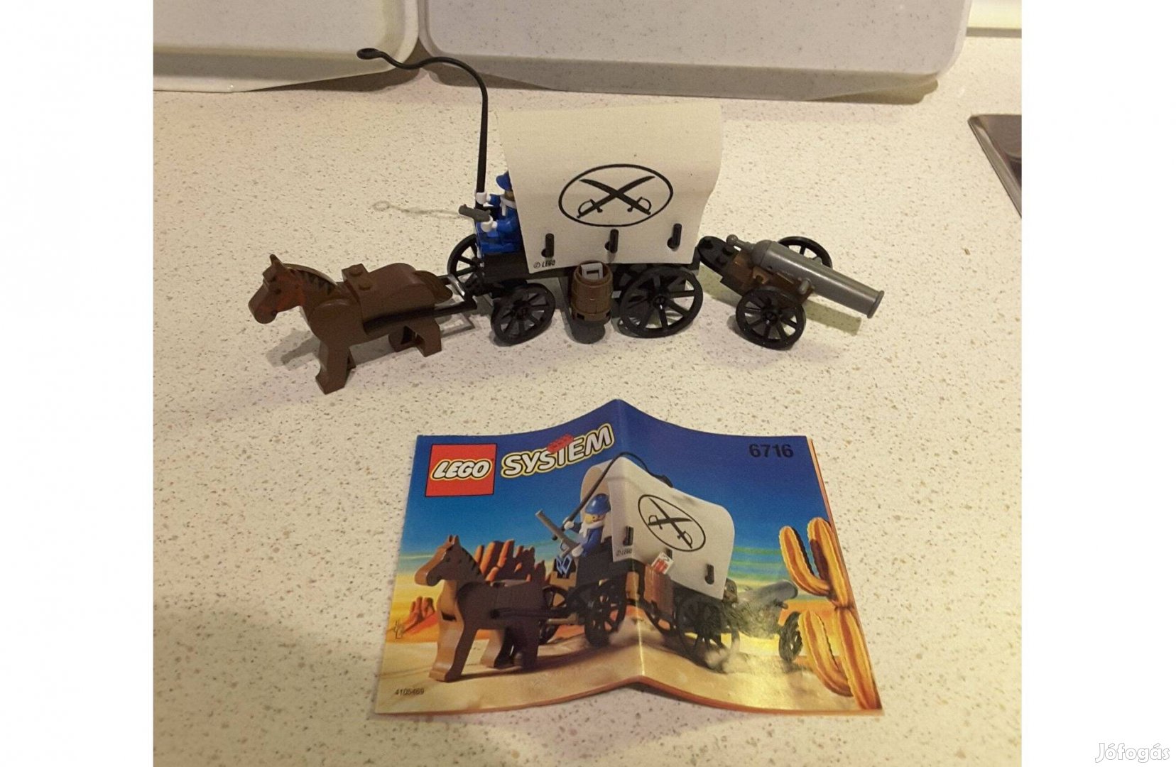 Lego 6716 Weapons wagon / Vadnyugati szekér / kocsi ágyúval + leírás