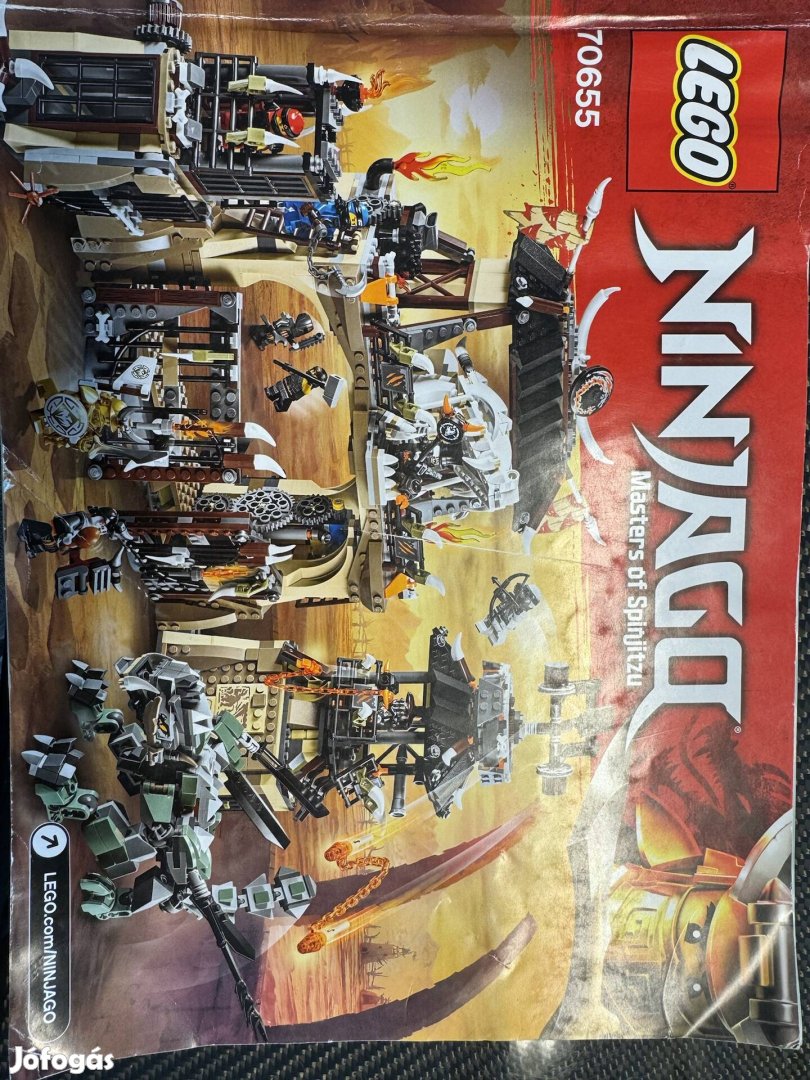 Lego 70655 ninjago sárkányverem