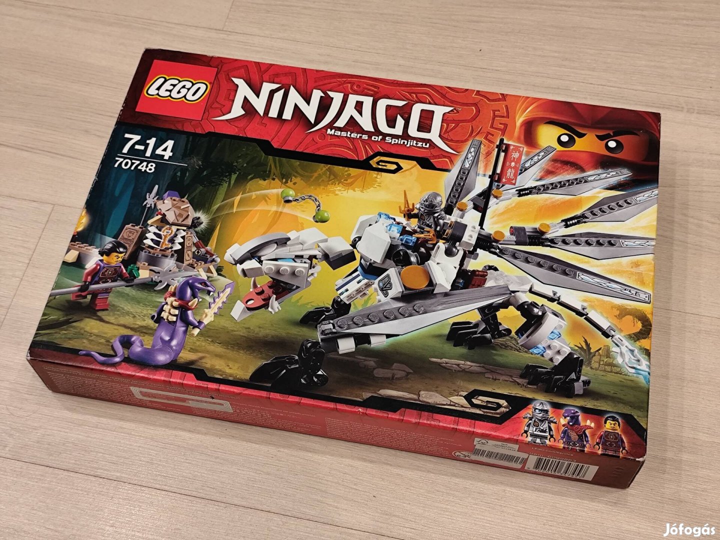 Lego 70748 Ninjago Titánium sárkány új!