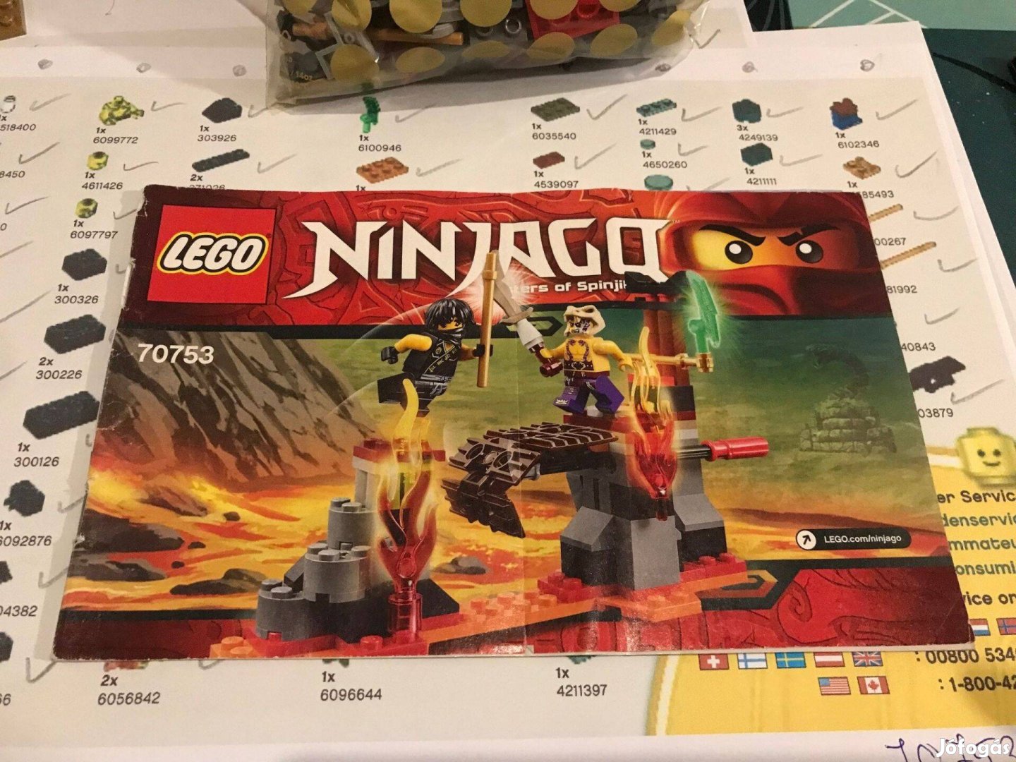 Lego 70753 Ninjago Lávatenger