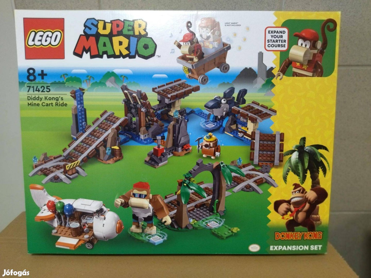 Lego 71425 Diddy Kong utazása a bányacsillében kiegészítő szett új