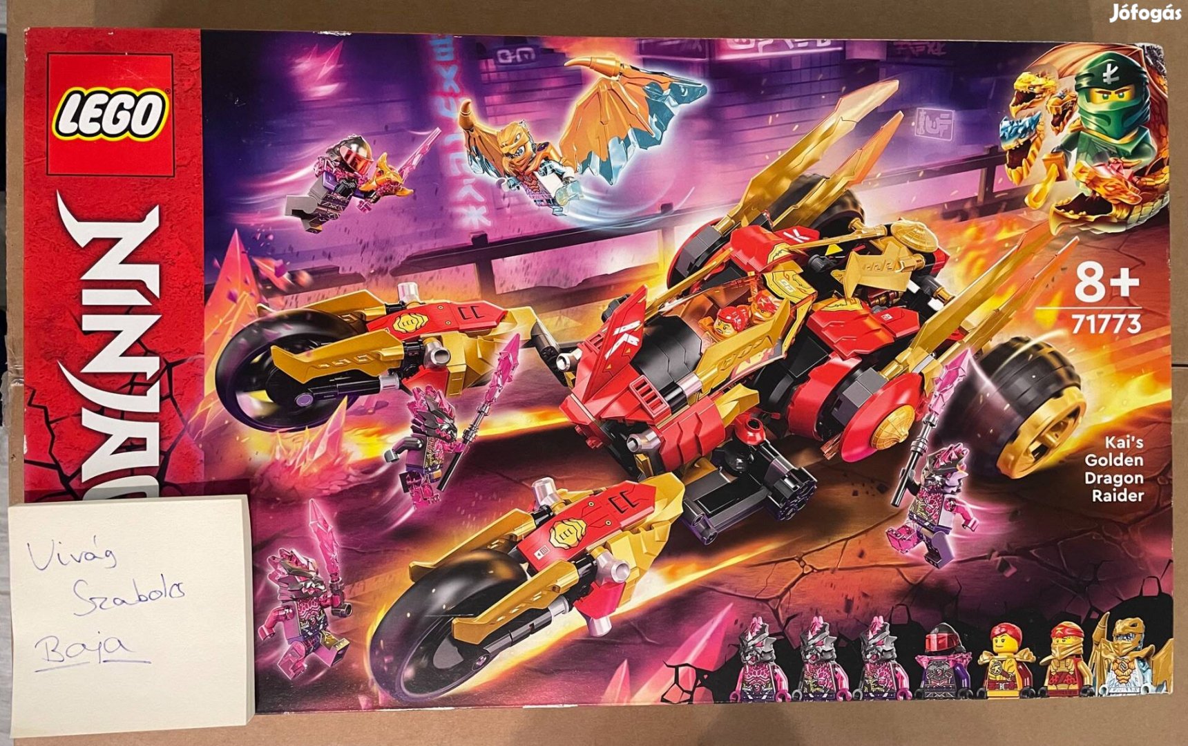 Lego 71773 Ninjago Kai aranysárkány járműve