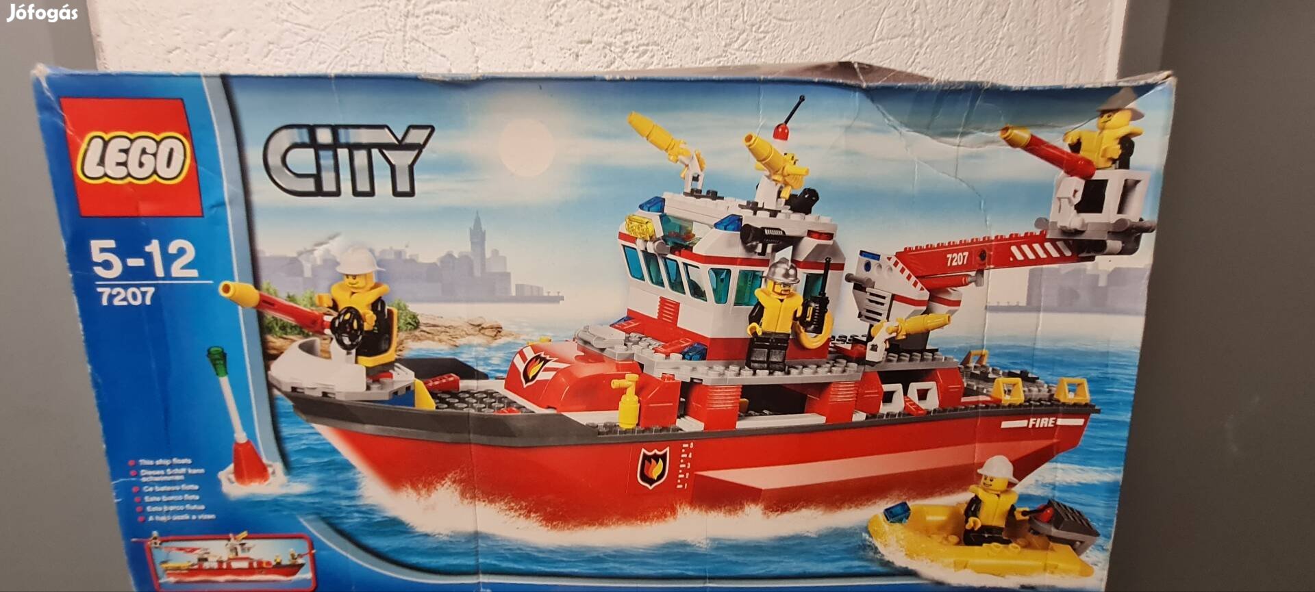 Lego 7207, Tűzoltó hajó,  új, bontatlan 