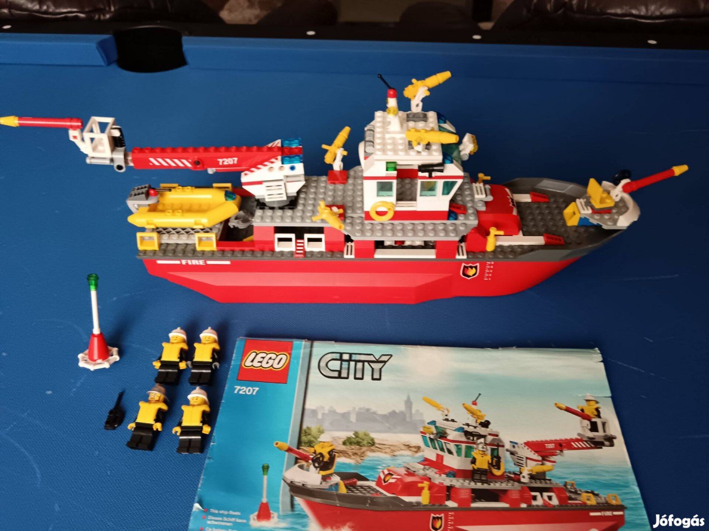 Lego 7207 city tűzoltó hajó