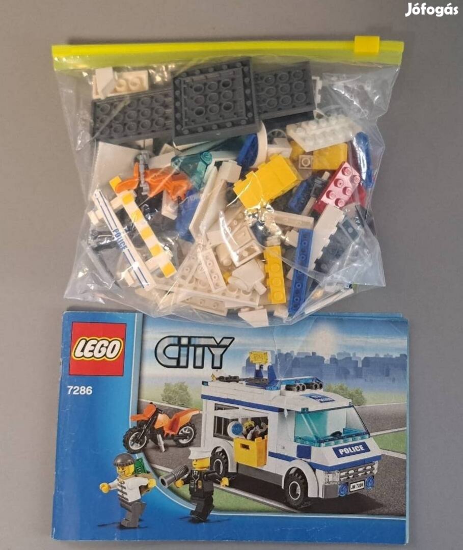 Lego 7286 Rendőr fogolyszállítmány autó