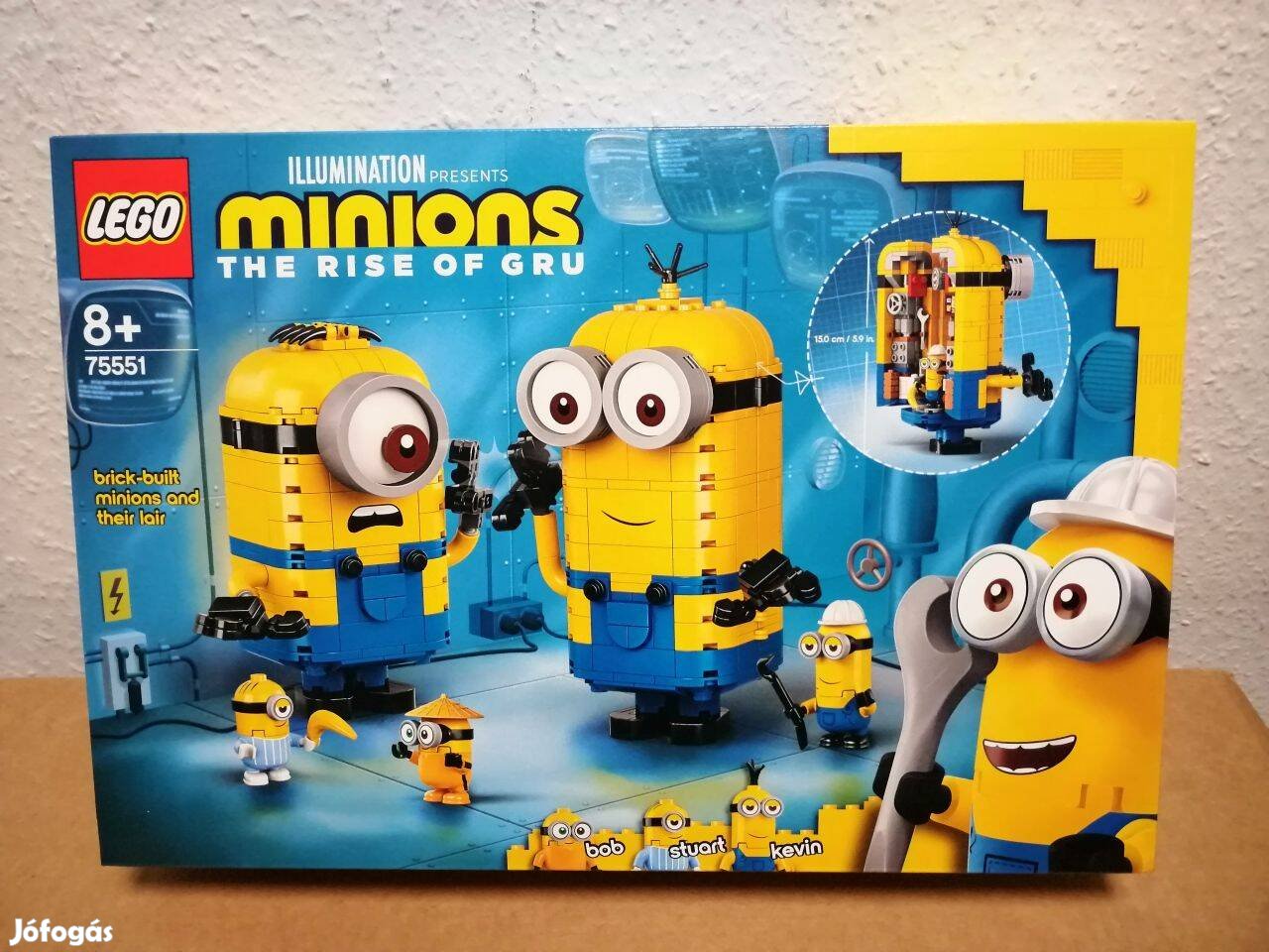 Lego 75551 Kocka minyonok és barlangjuk új, bontatlan