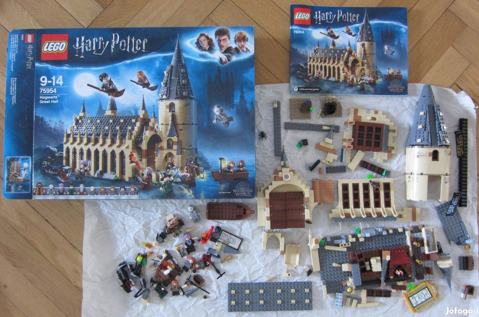 Lego 75954 Harry Potter Roxforti nagyterem + doboz, füzet, hiánytalan