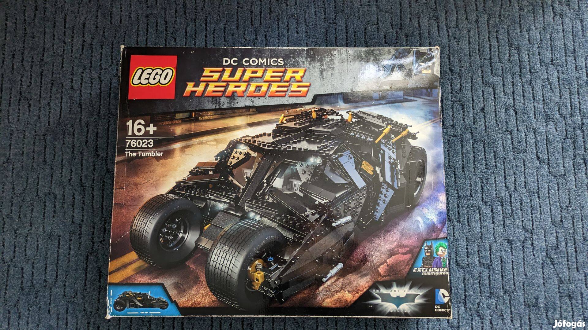 Lego 76023 Batman Tumbler doboz és összerakási füzetek