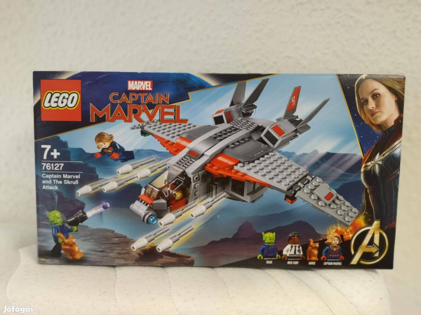 Lego 76127 Marvel kapitány és a Skrull támadás új, bontatlan