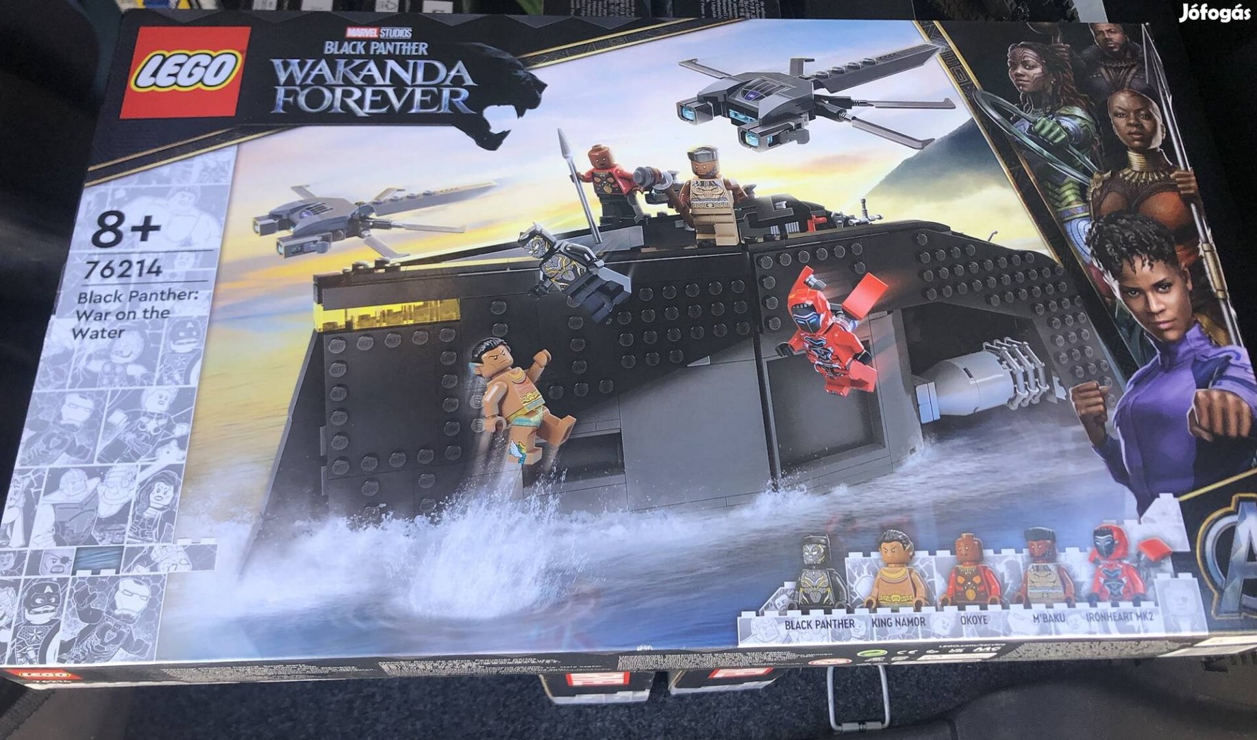 Lego 76214 Wakanda Forever vasember fekete párduc új