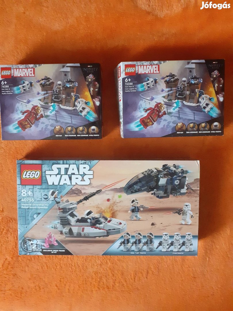 Lego 76288 40755 minifigurák nélkül