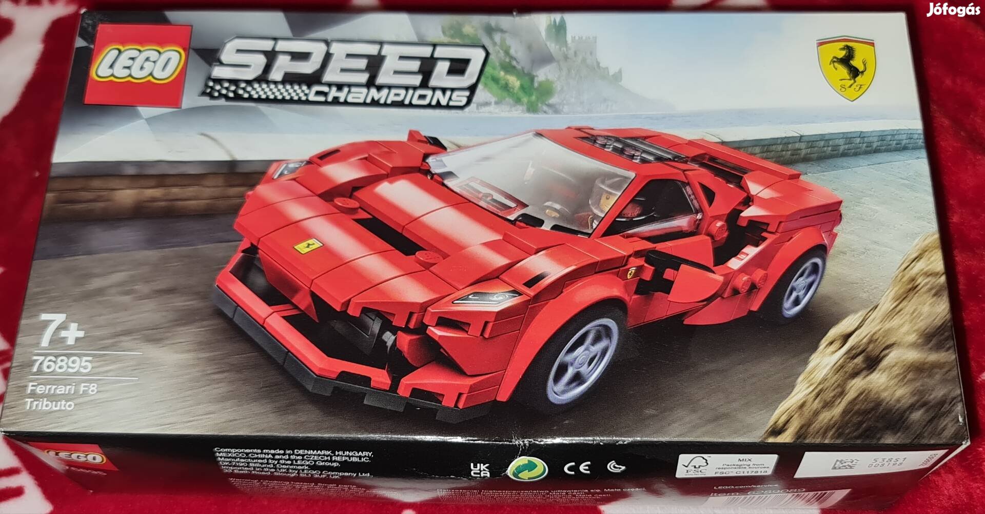 Lego 76895 Ferrari F8 Tributo bontatlan 