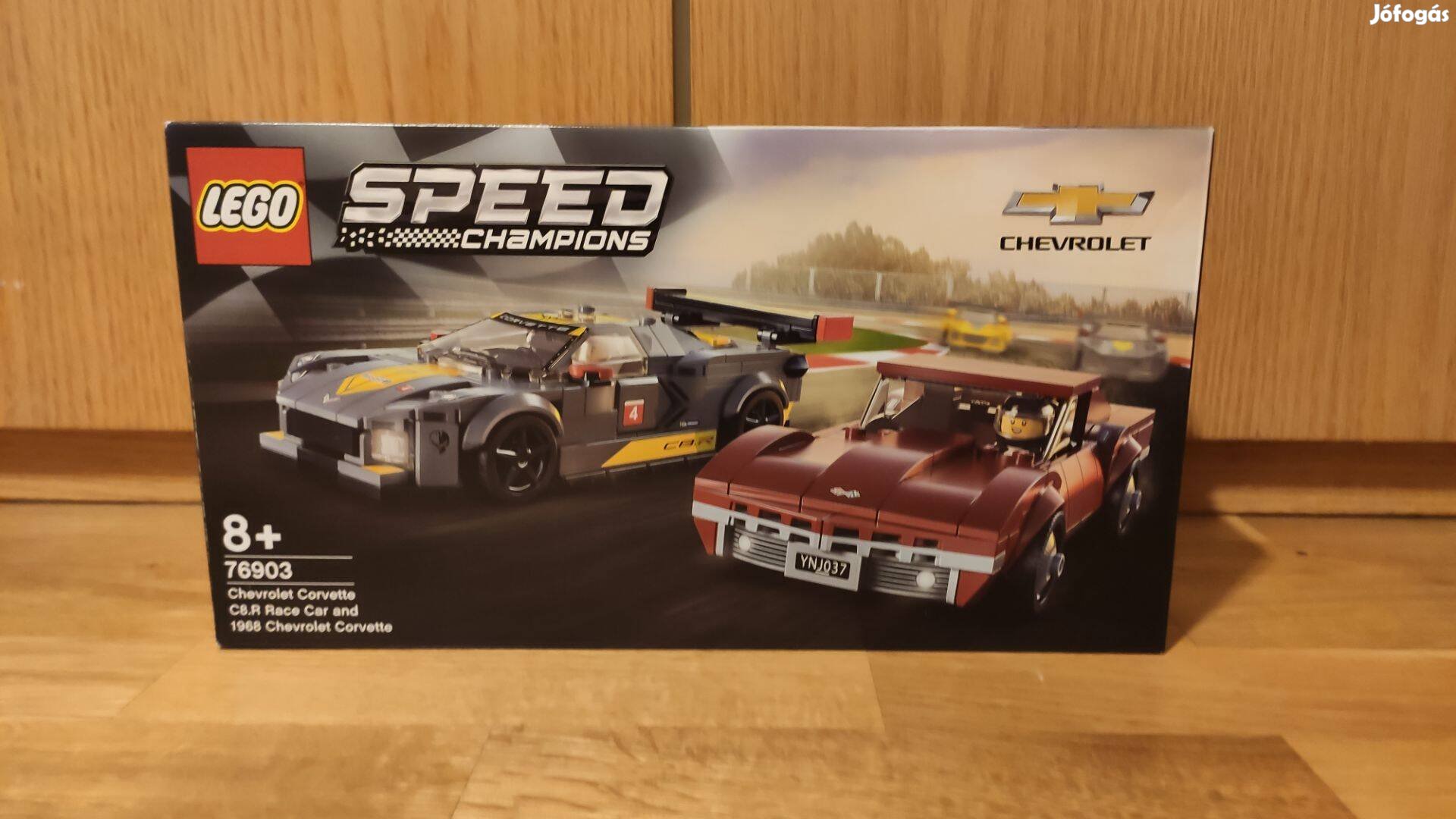 Lego 76903: Speed Champions - Chevrolet Corvette C8.R Race Car és 1968
