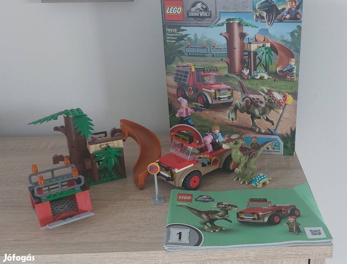 Lego 76939 Jurassic world dinoszaurusz szökés dobozaban