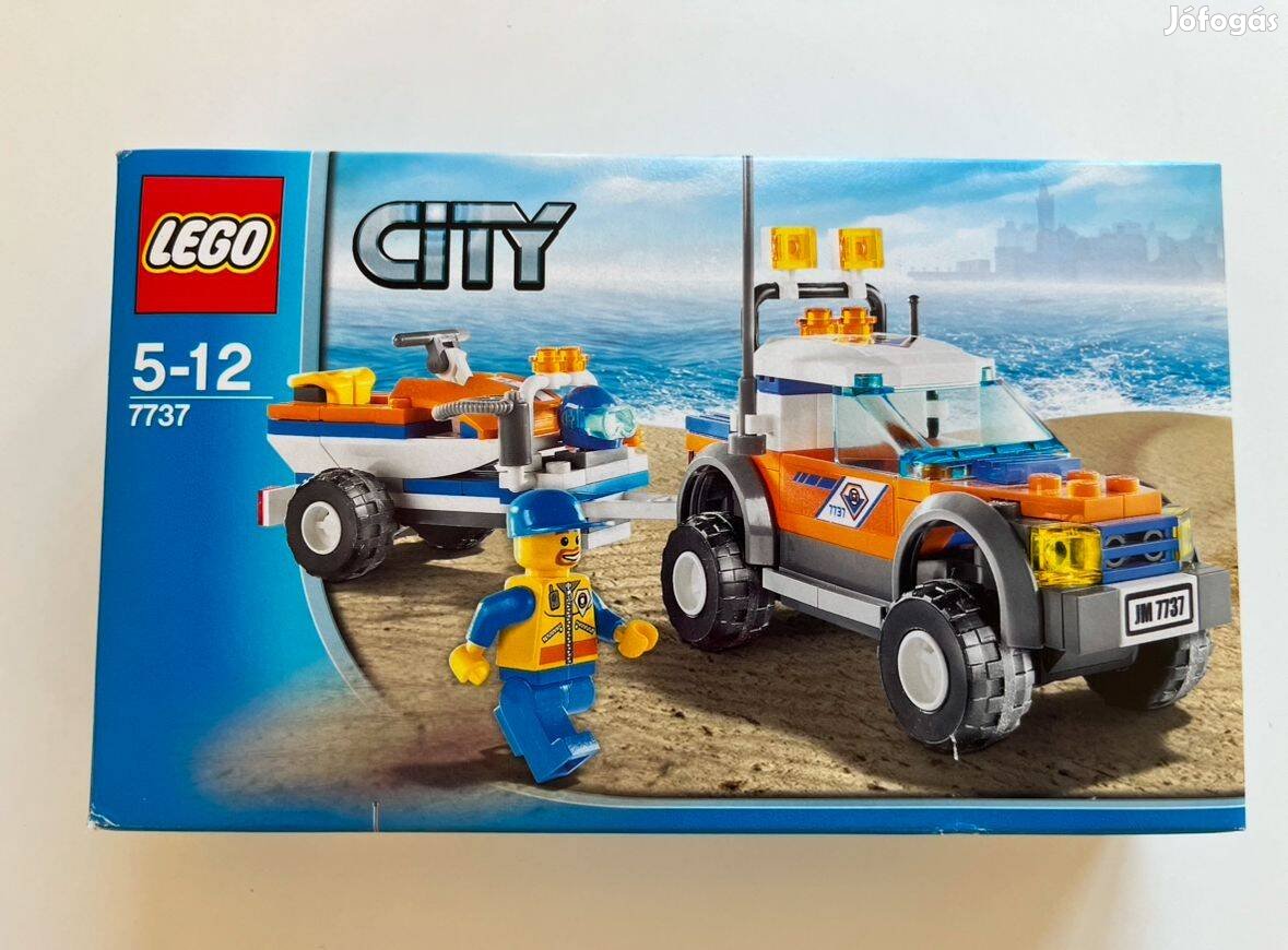 Lego 7737 Parti Őrség Terepjáró utánfutóval csónakkal