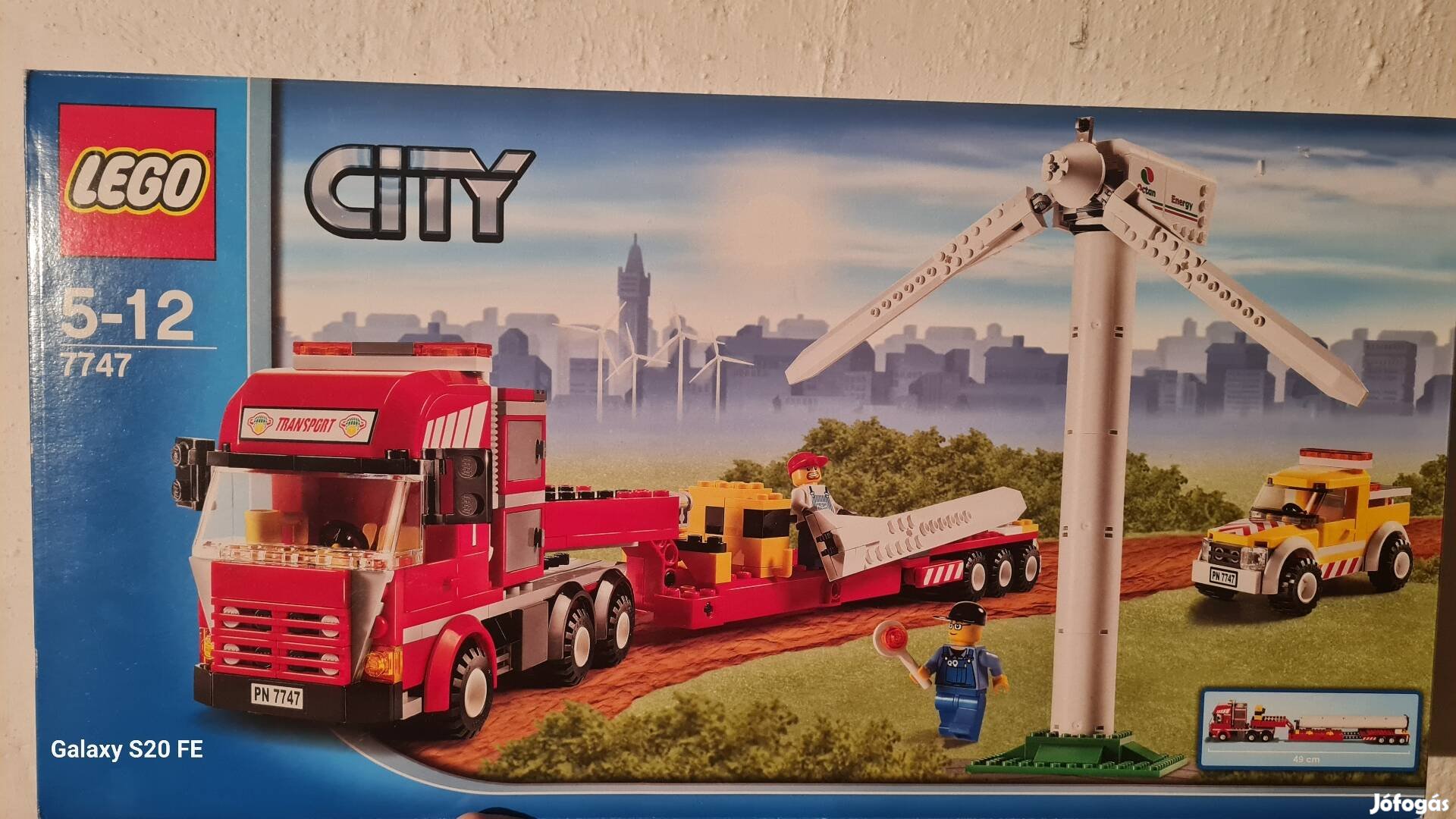 Lego 7747, Szél turbina szállító, új bontatlan 