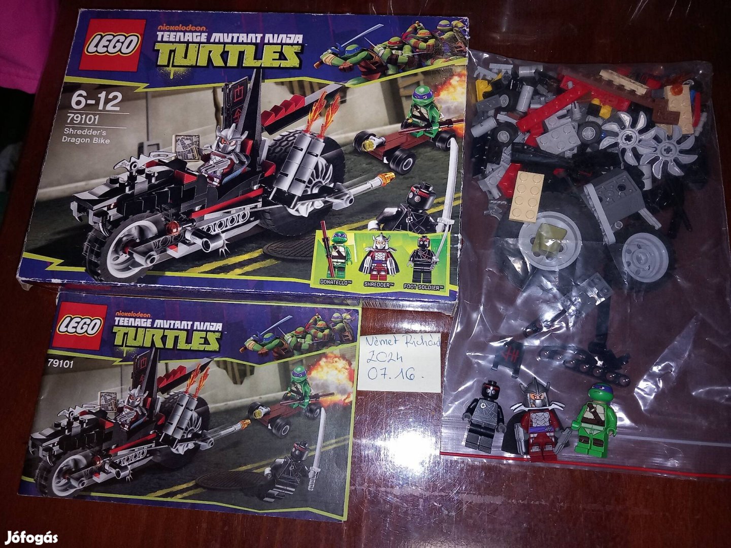 Lego 79101 - Zúzó sárkány motorja - Tini Ninja Teknőcök