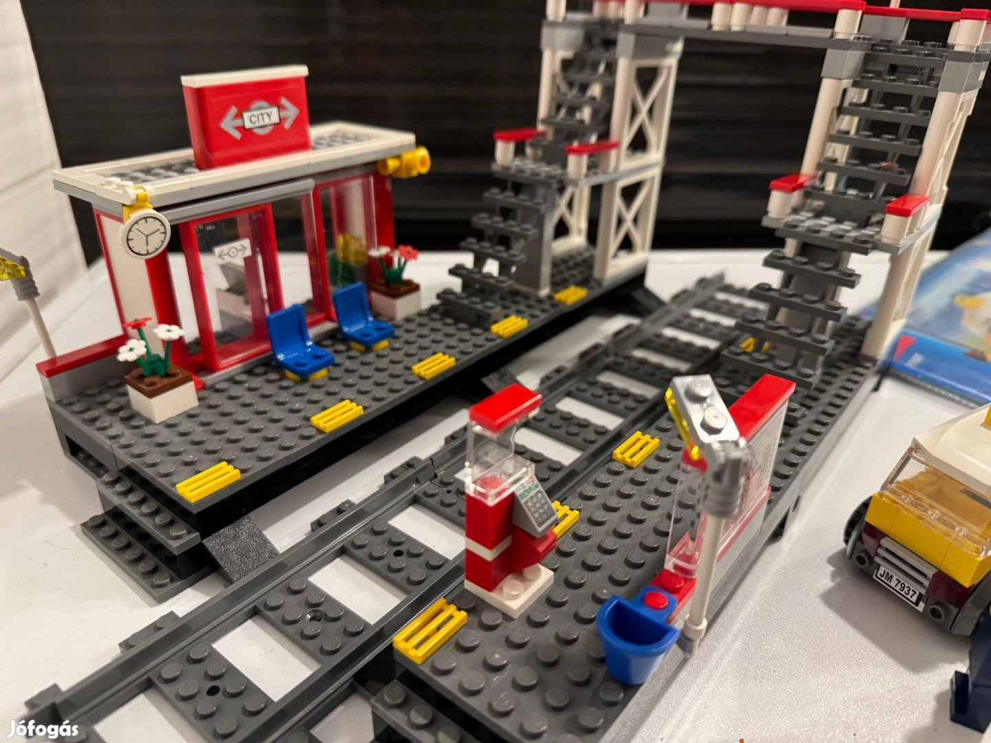 Lego 7937 vasutallomas vonat vasut allomas Lego train station
