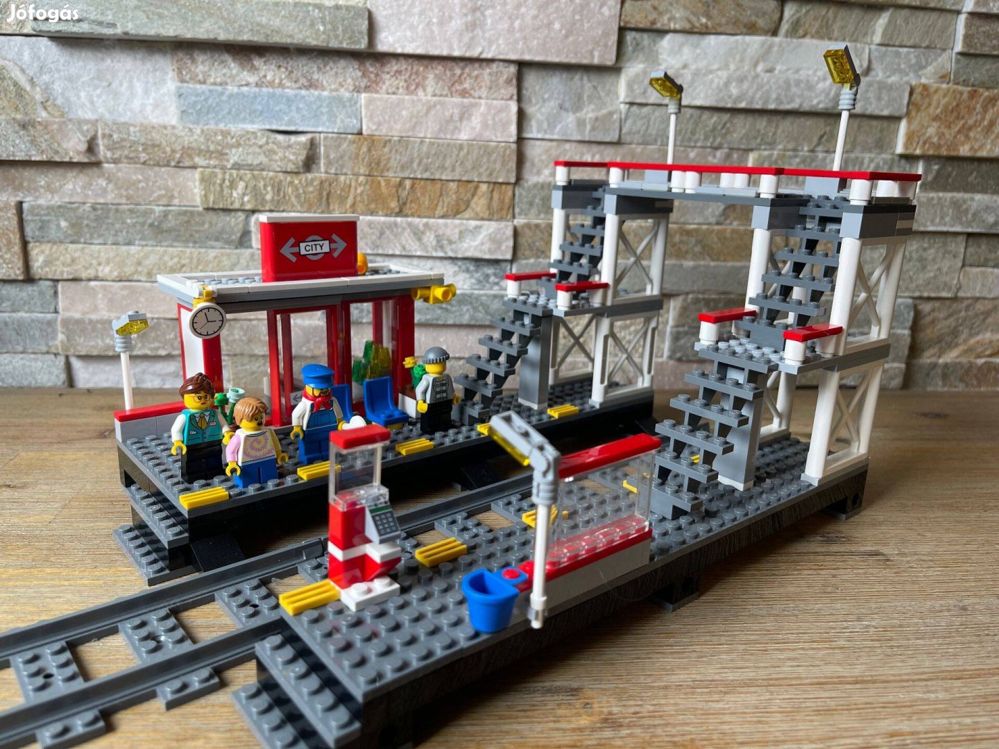 Lego 7937 vonatallomas vasutallomas Lego vasut vonat allomas
