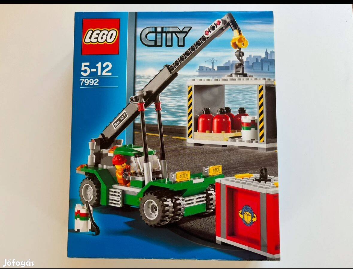 Lego 7992 Konténer Rakodó daruskocsi