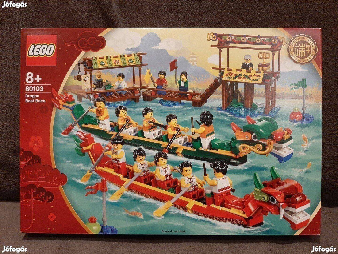 Lego 80103 Dragon Boat Race ritka exkluzív minifigura sárkányhajó hajó