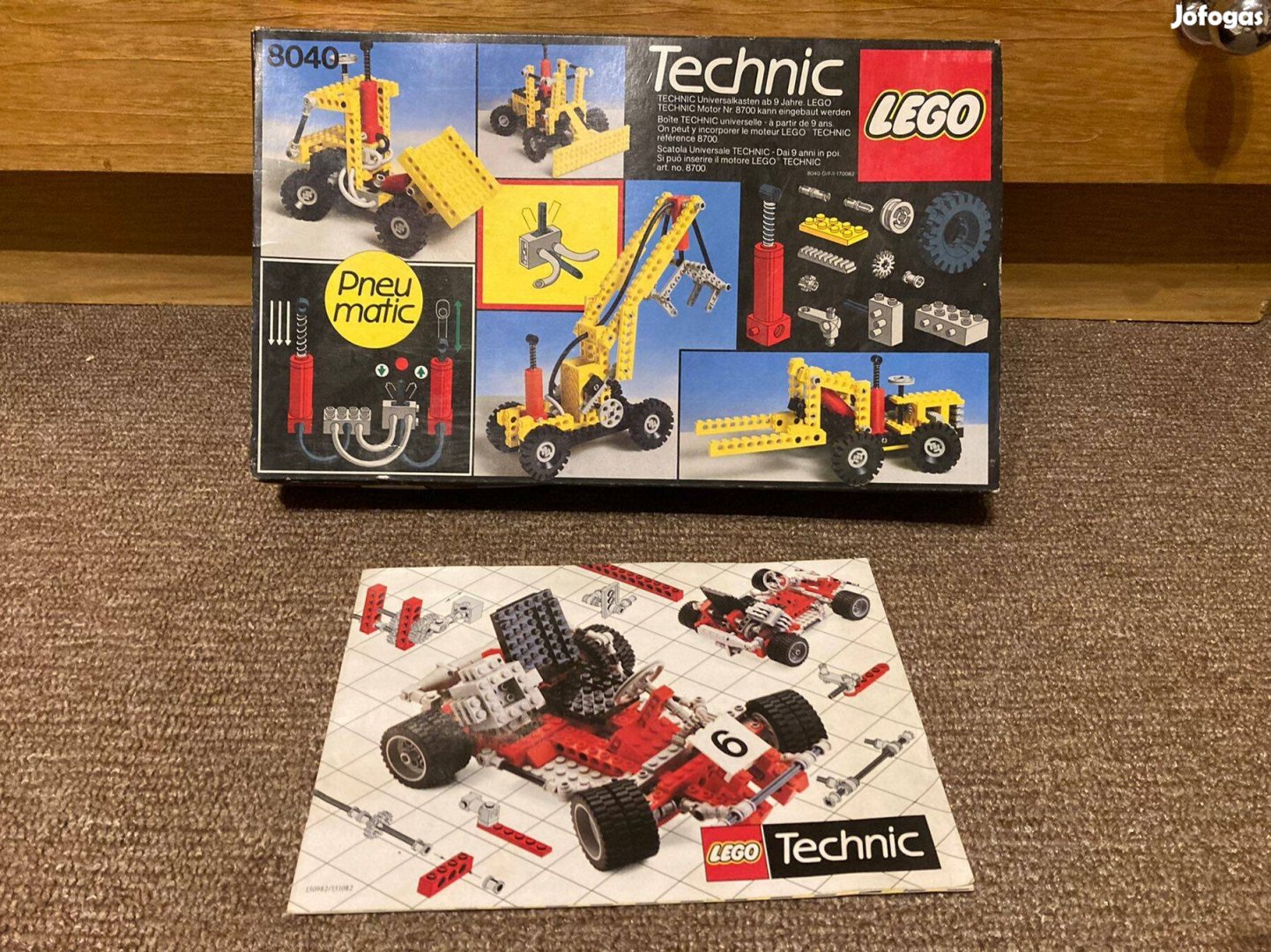 Lego 8040 Technic doboz, leírás!