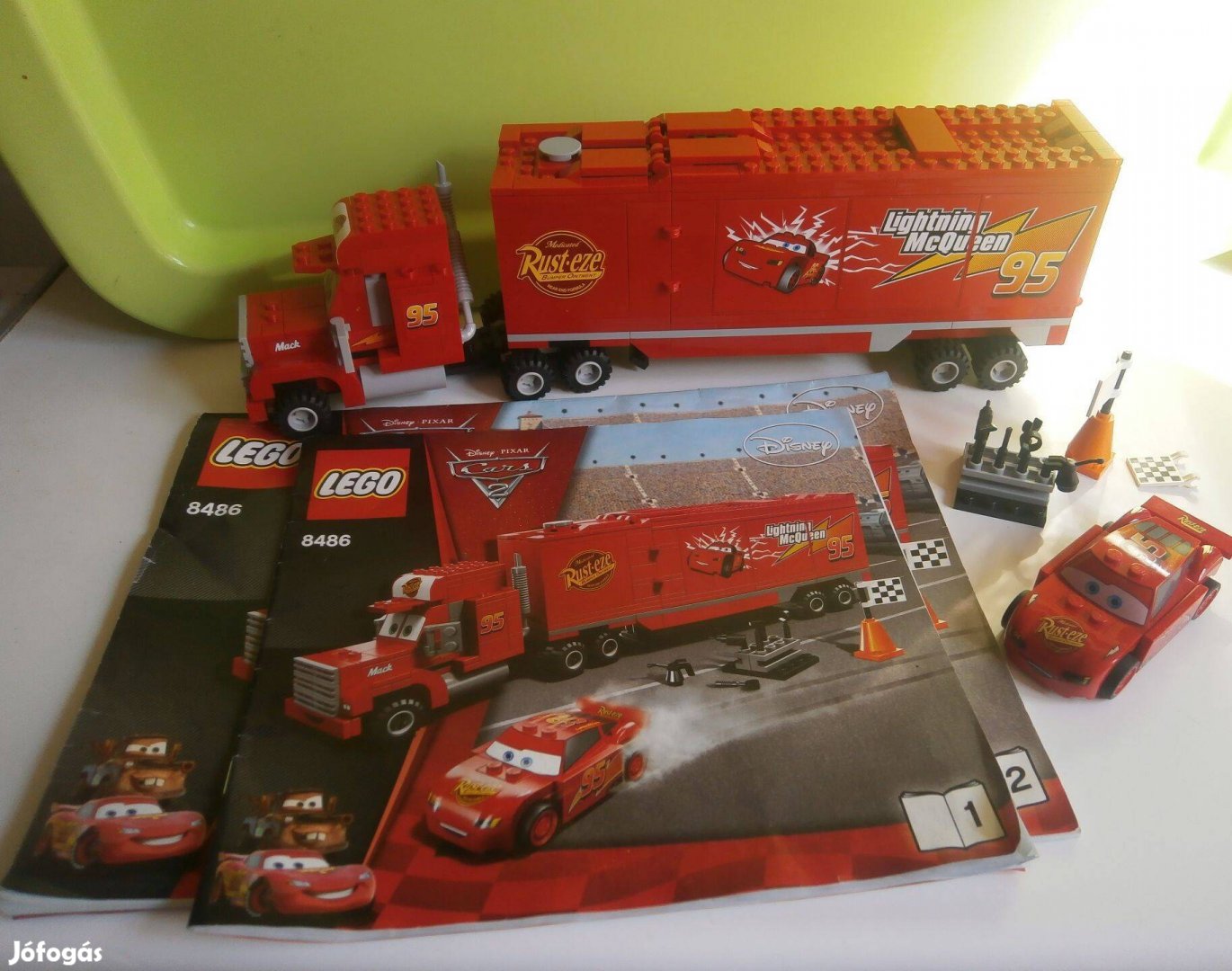 Lego 8486 Verdák2 Csapatszállító Mack kamion