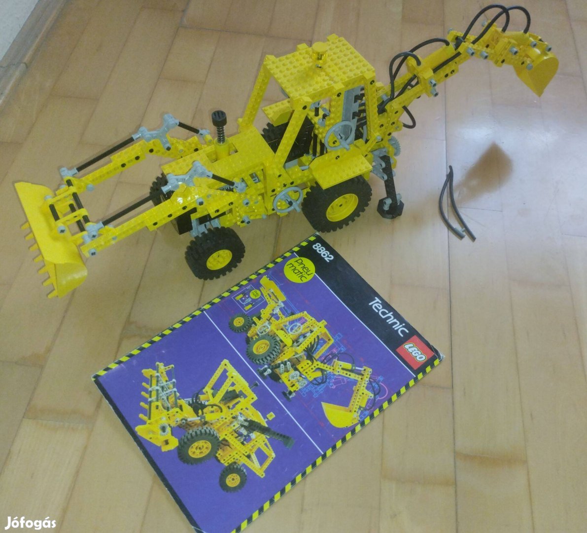 Lego 8862 Classic Technic Backhoe Markoló 1989 + leírás