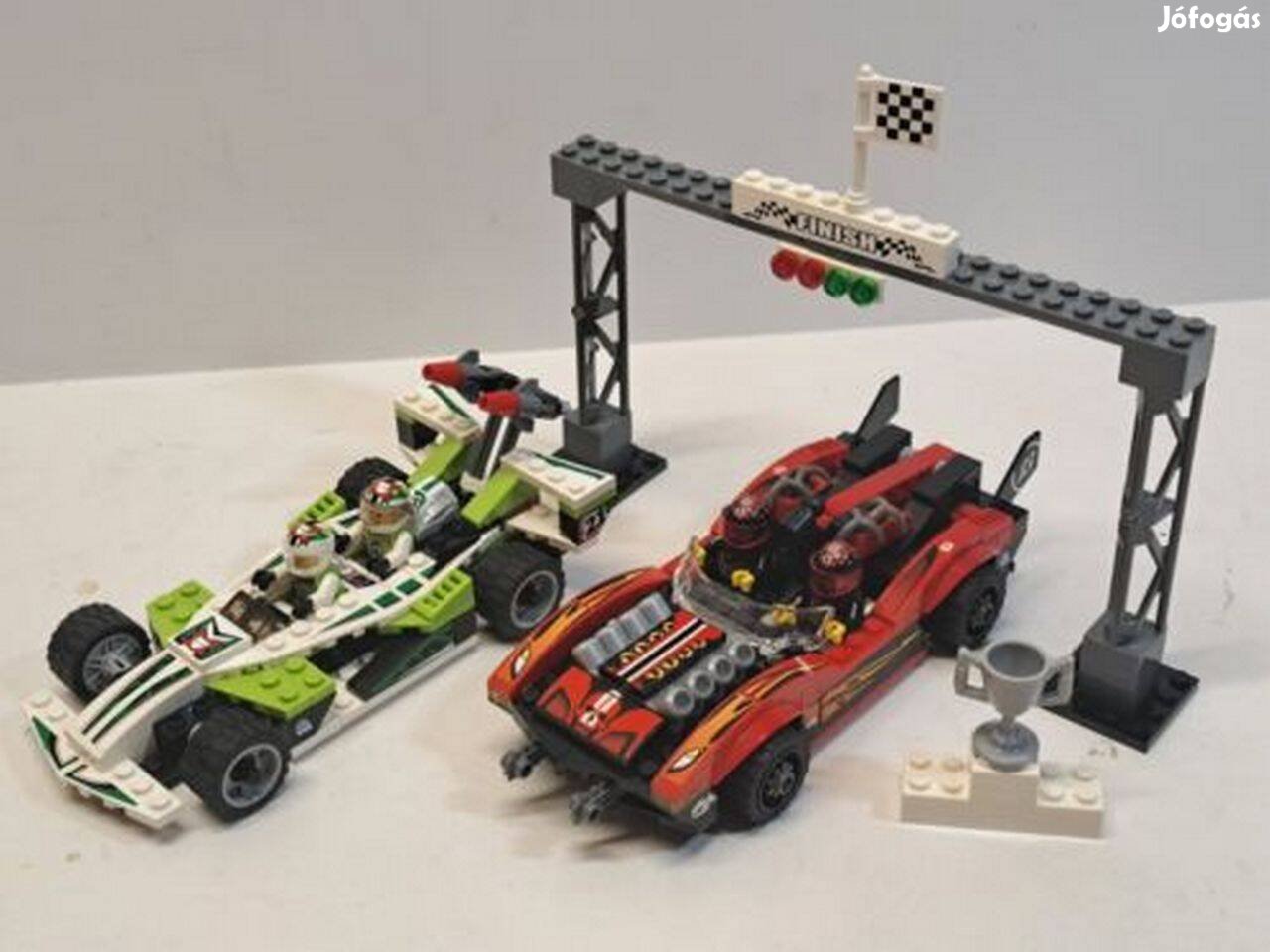 Lego 8898 - Wreckage Road - Extrém autóverseny 2 autóval, 4 figurával