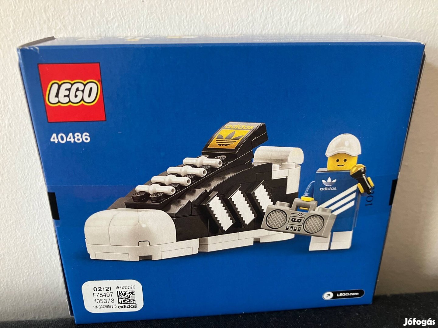 Lego Adidas cipőmodell, új, bontatlan