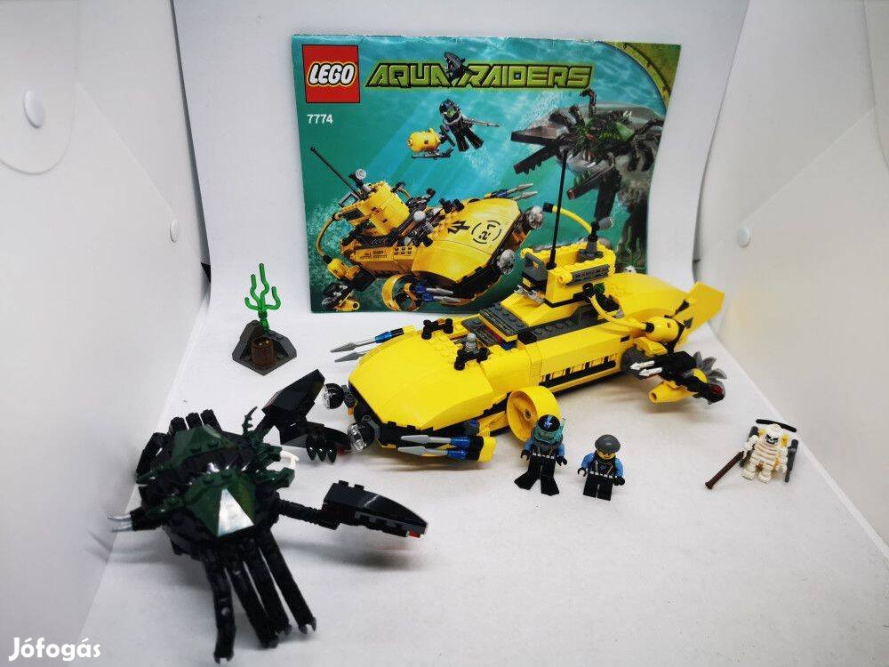 Lego Aqua Raiders - Rák-roppantó 7774 (katalógussal) (matrica hiány)