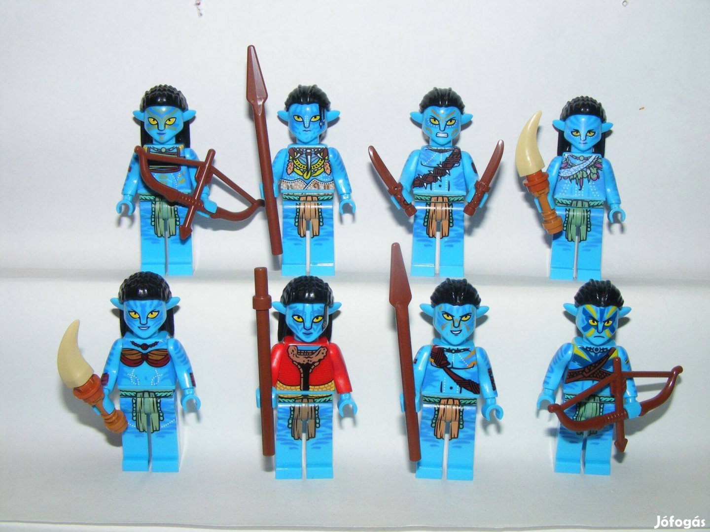 Lego Avatar figurák Jake Sully Neytiri Tsu Tey Navi figurák + fegyver