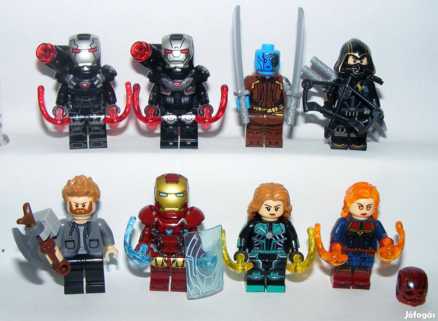 Lego Avengers 4 figurák Endgame Hadigép X2 Marvel Kapitány Sólyomszem