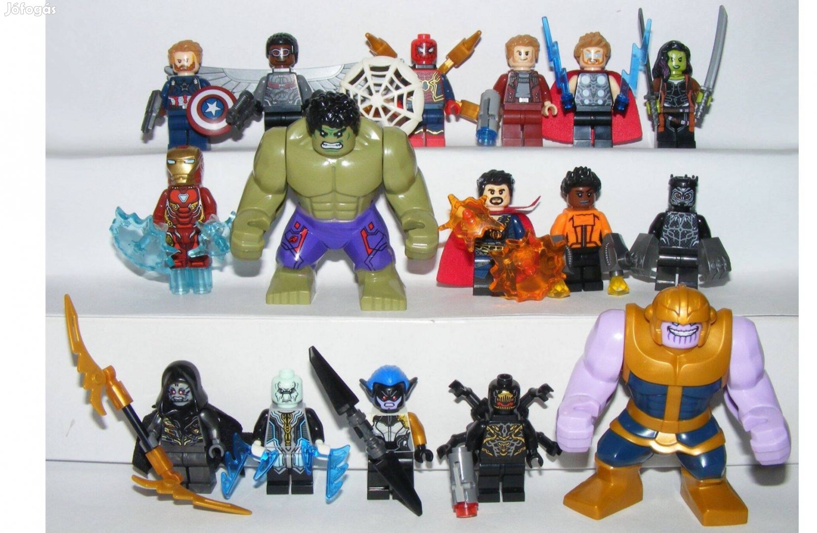 Lego Avengers Bosszúállók figurák Végtelen háború szuperhős