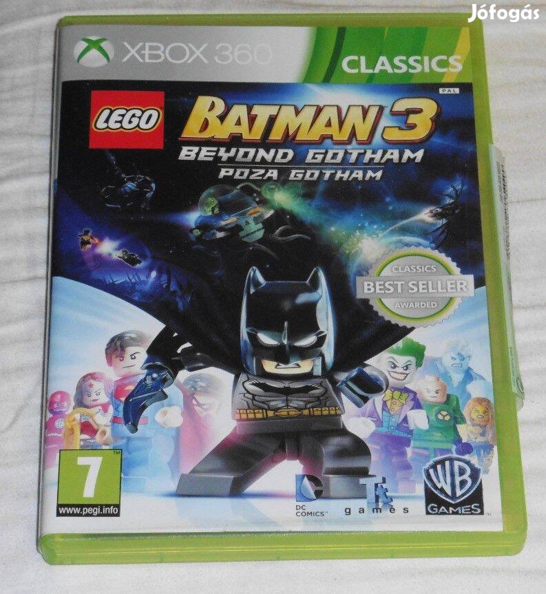 Lego Batman 3. Beyond Gotham Gyári Xbox 360 Játék Akár Féláron