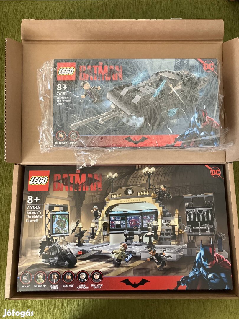 Lego Batman 76183 Batcave és 76181 Batmobile, új, bontatlan