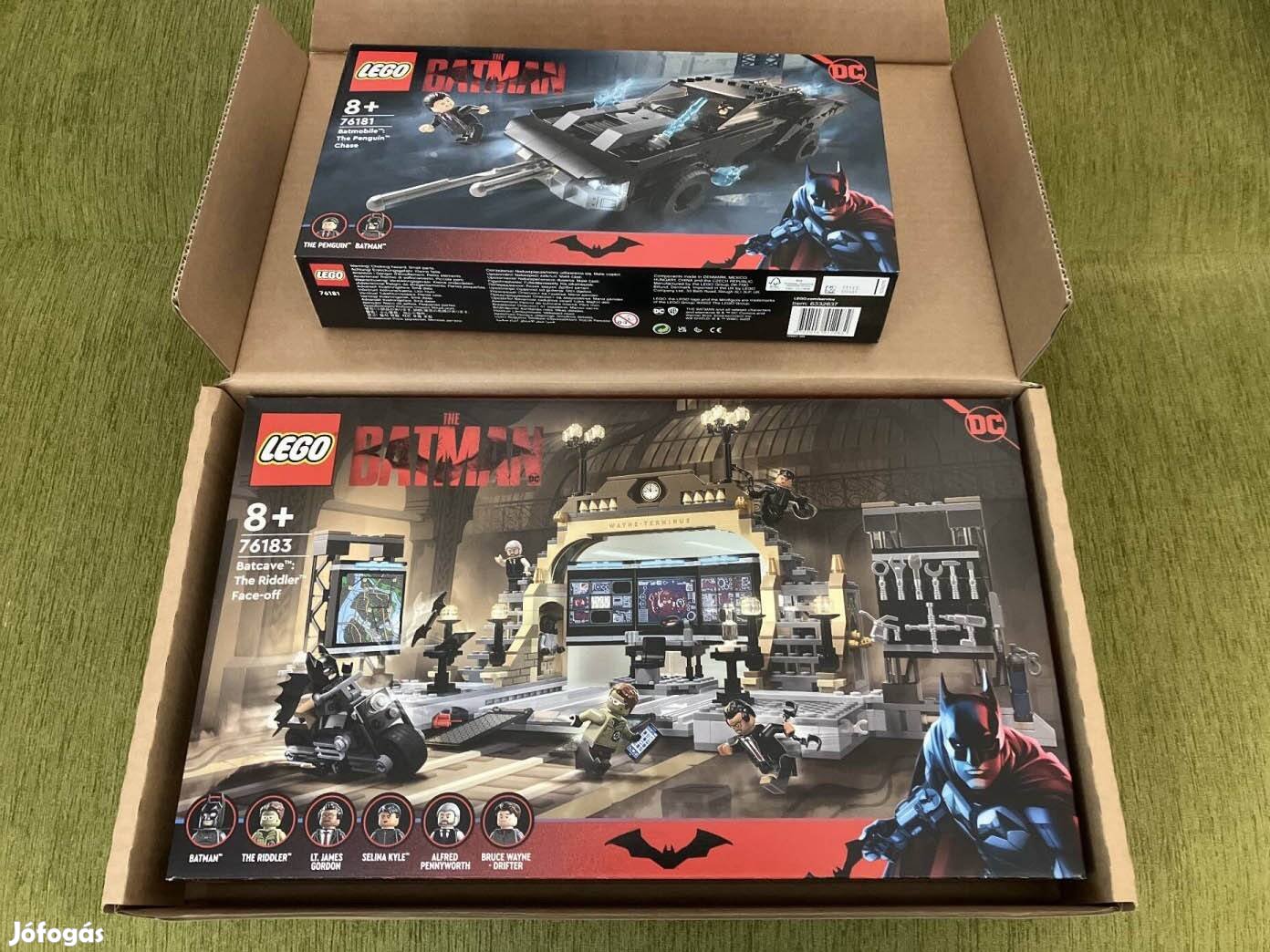 Lego Batman 76183 Batcave és 76181 Batmobile, új, bontatlan készletek