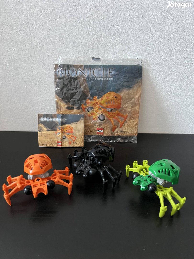 Lego Bionicle 1441 Fikou eredeti csomagolásával és útmutatójával