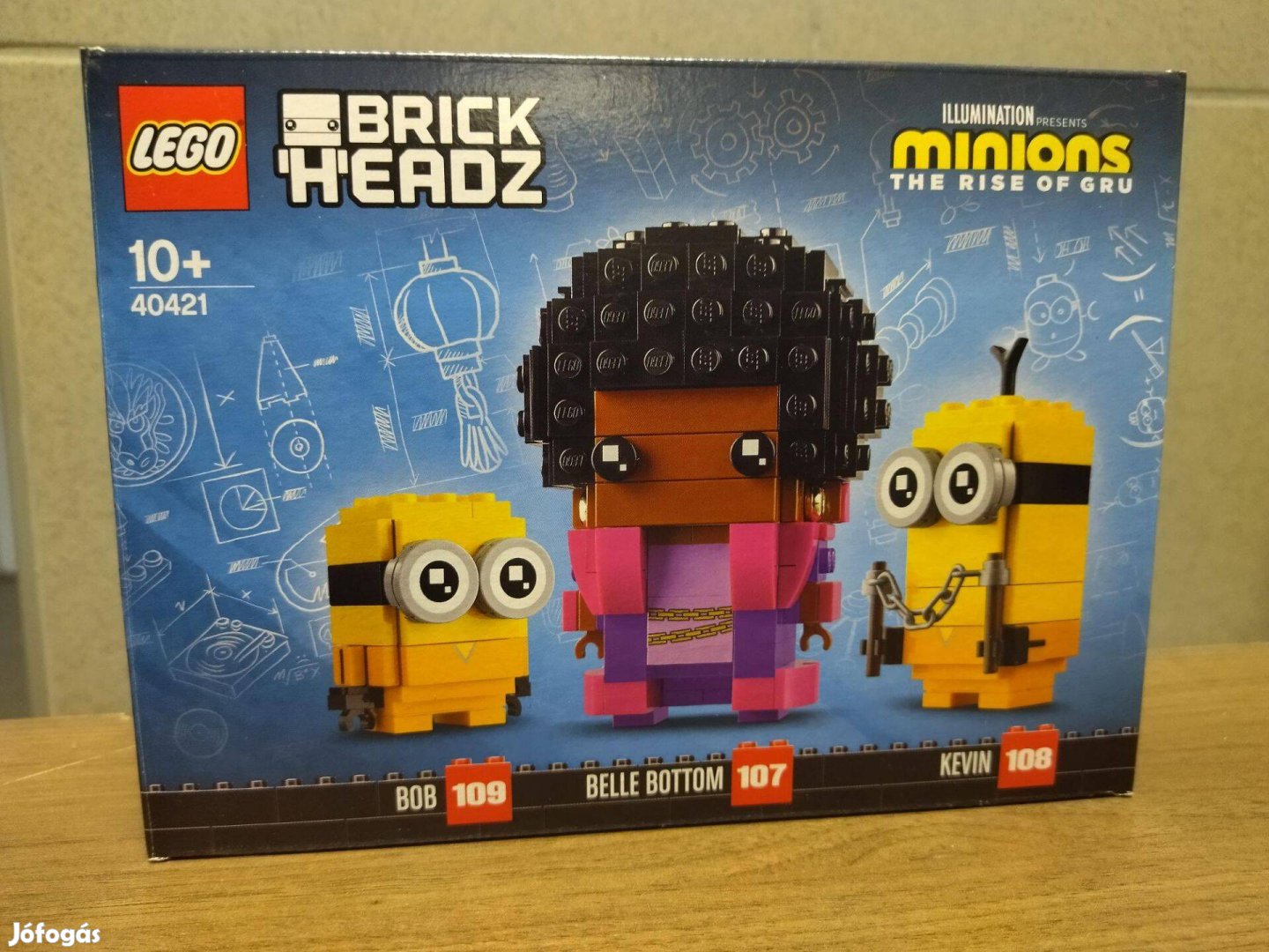 Lego Brickheadz 40421 Bob, Belle Bottom, Kevin új, bontatlan