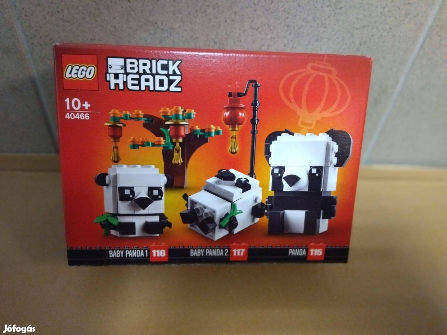 Lego Brickheadz 40466 Kínai újévi pandák új, bontatlan