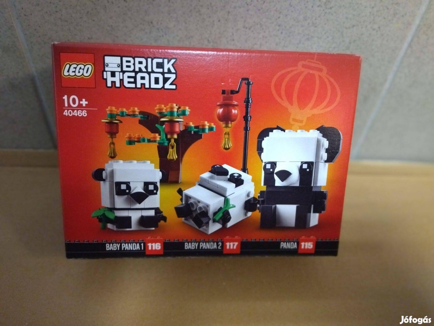 Lego Brickheadz 40466 Kínai újévi pandák új, bontatlan