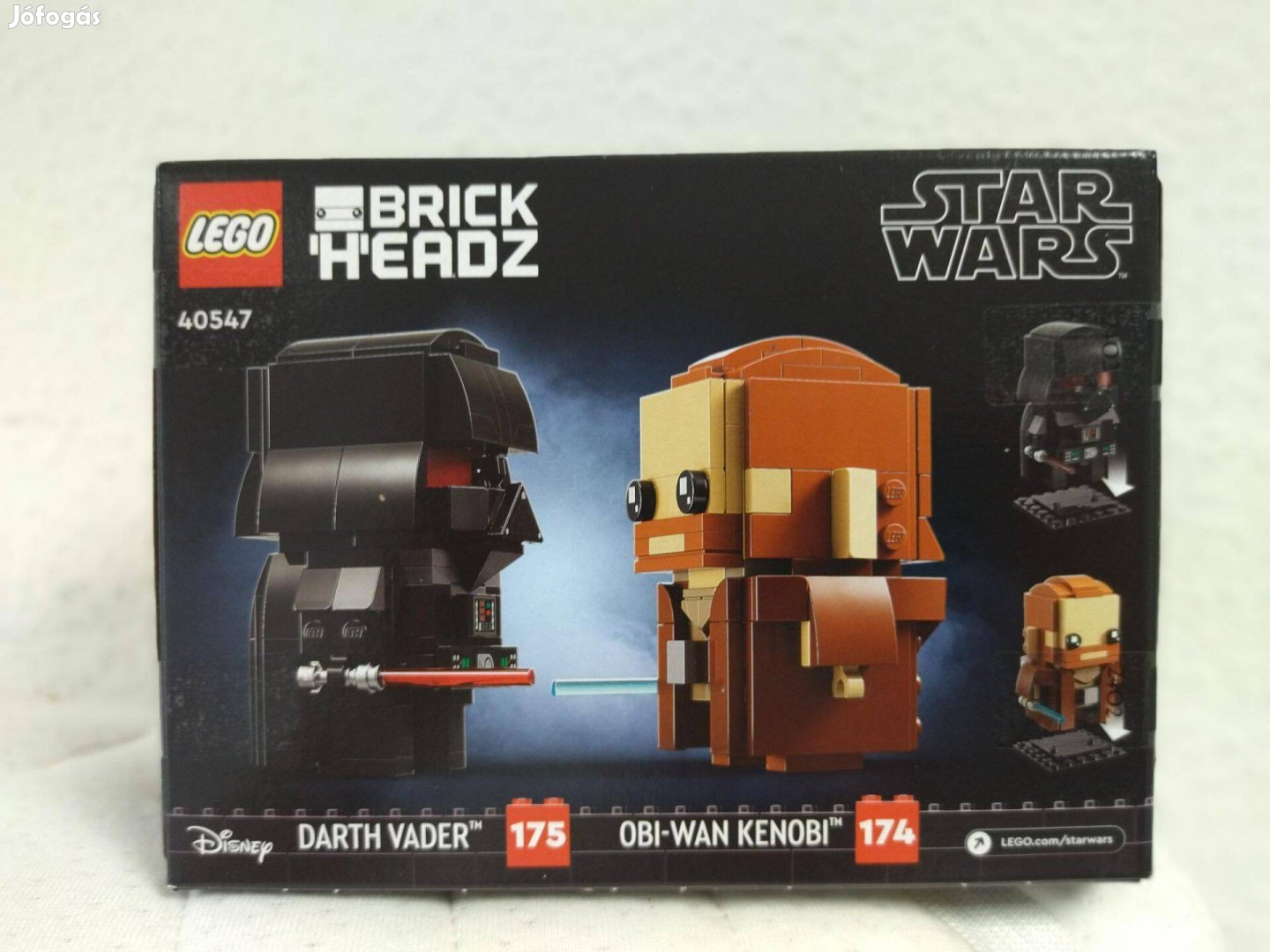 Lego Brickheadz 40547 Obi-Wan Kenobi és Darth Vader új, bontatlan