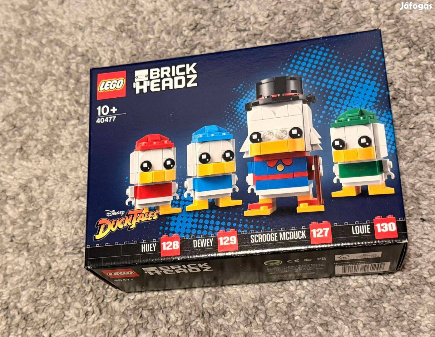 Lego Brickheadz - Dagobert bácsi, Tiki, Niki és Viki 40477, Új, bontat