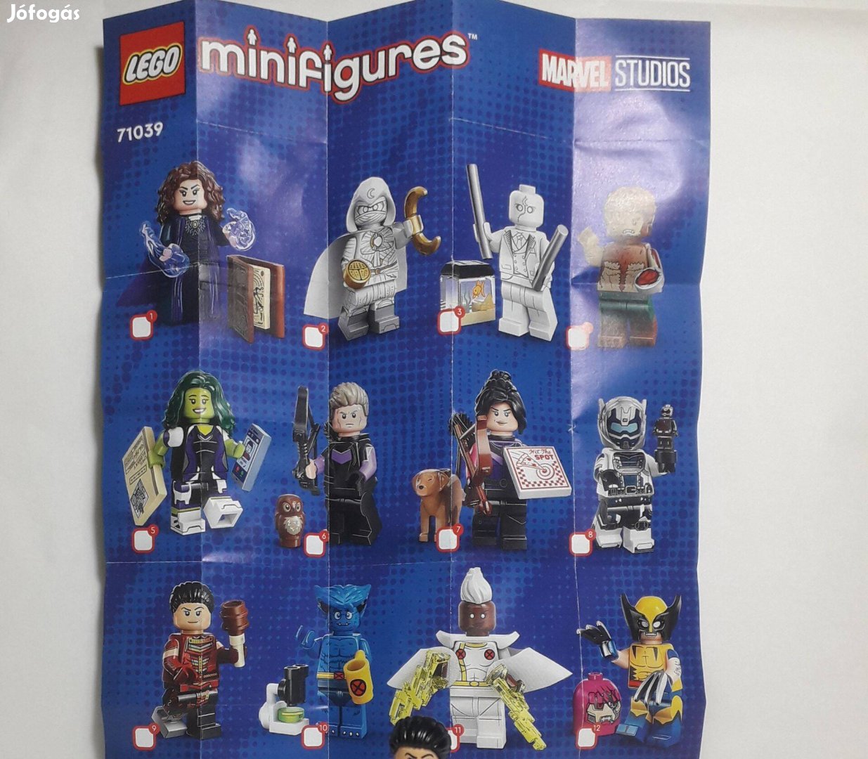 Lego CMF Marvel Studios S2 71039 Complete Set 12 Minifigura 2023
