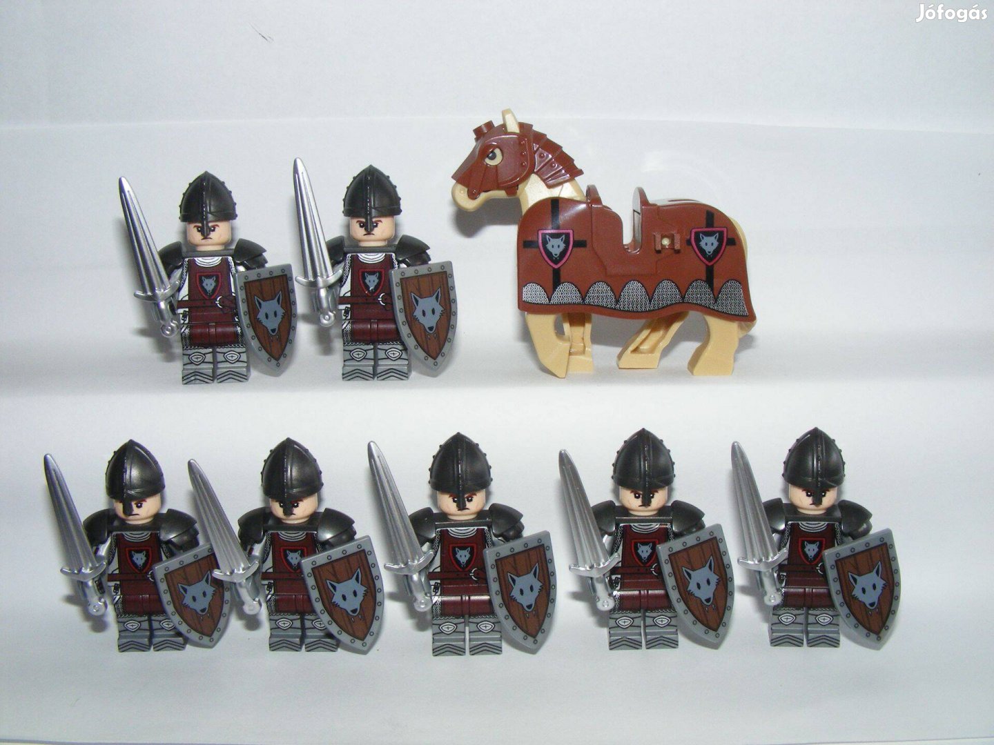 Lego Castle Lovag figurák Wolfpack Farkas Rabló katonák