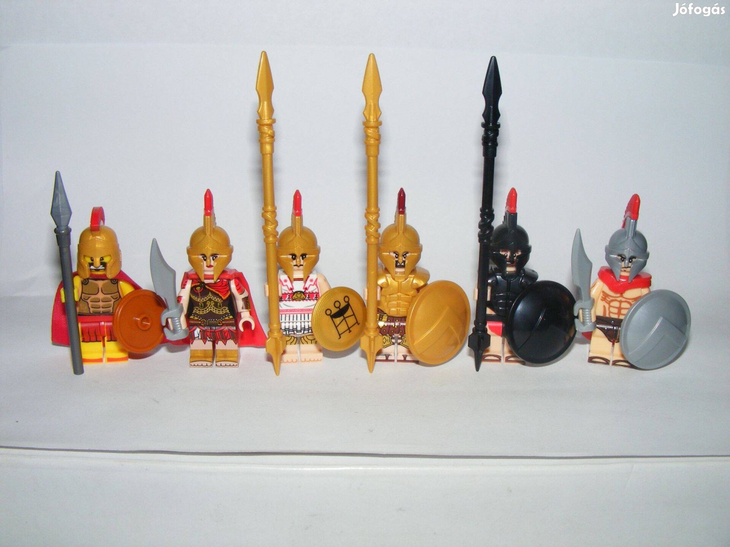Lego Castle figurák Görök Katonák Spártai figurák 6db Új