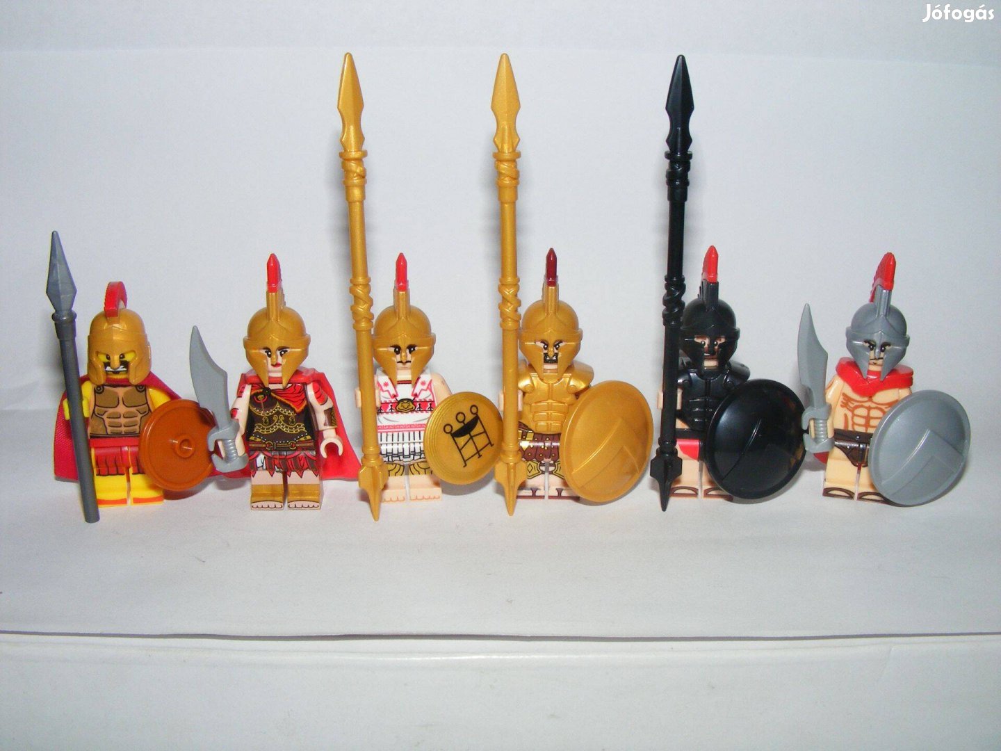 Lego Castle figurák Görök Katonák Spártai figurák 6db Új