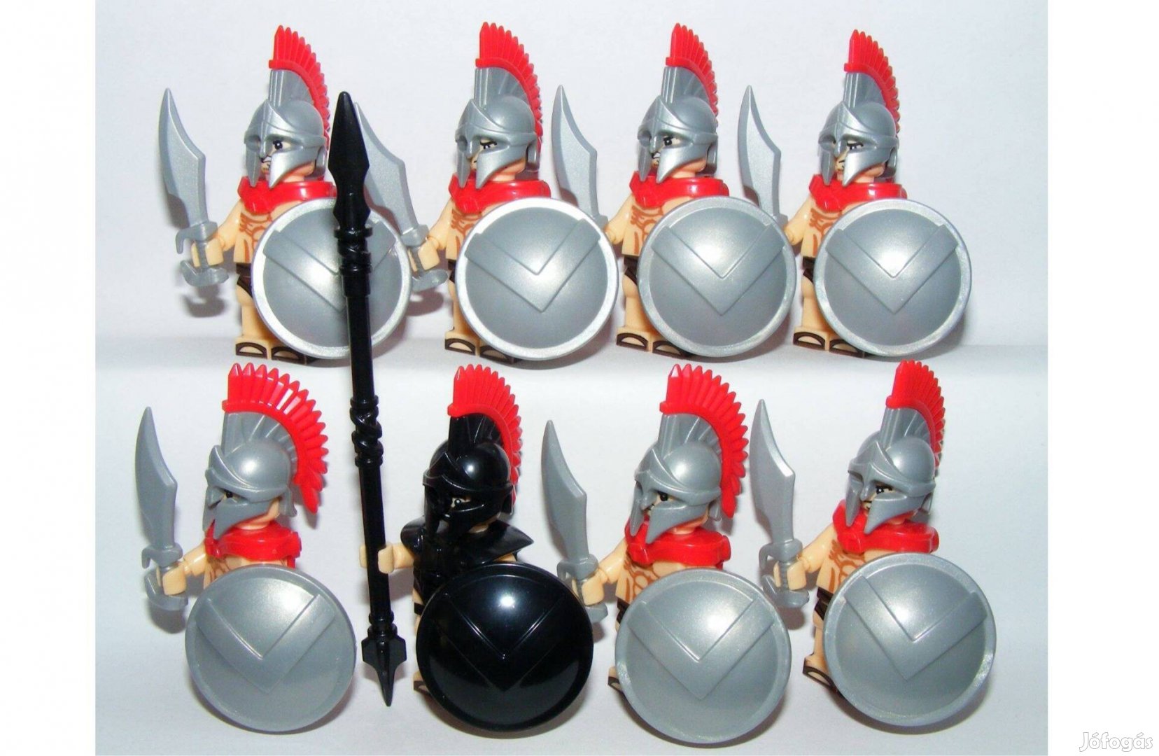 Lego Castle figurák Spártai katonák Leonidas figura 8db Új